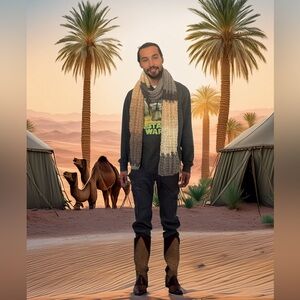 🛍️2485 NEW Hand Crochet Unisex Scarf